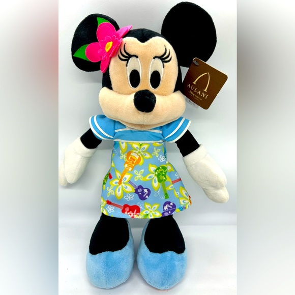 Disney Aulani Resort Minnie Mouse 11” Plush, NWT. - Picture 1 of 3